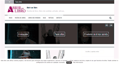 Desktop Screenshot of abrirunlibro.com