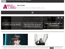 Tablet Screenshot of abrirunlibro.com